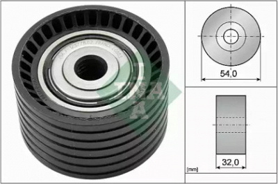 WILMINK GROUP wg1473961 -  Паразитный / Ведущий ролик, зубчатый ремень
